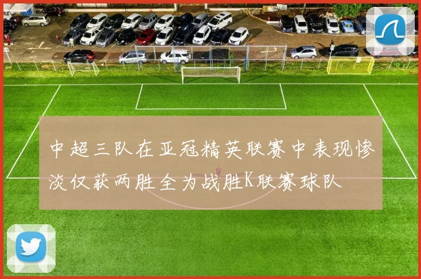 中超三队在亚冠精英联赛中表现惨淡仅获两胜全为战胜K联赛球队